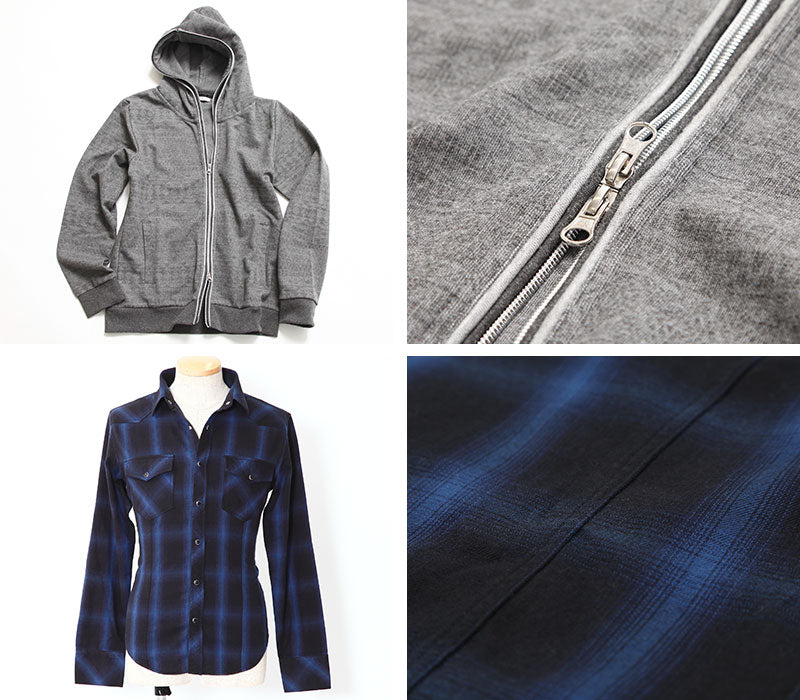 ☆セット買い☆パーカー×シャツ×カットソー×パンツの4点コーデセット