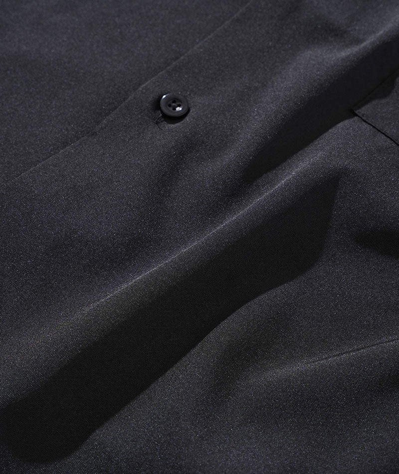 接触冷感ストレッチ半袖オープンカラーシャツ×アンクルイージーパンツ　セットアップ