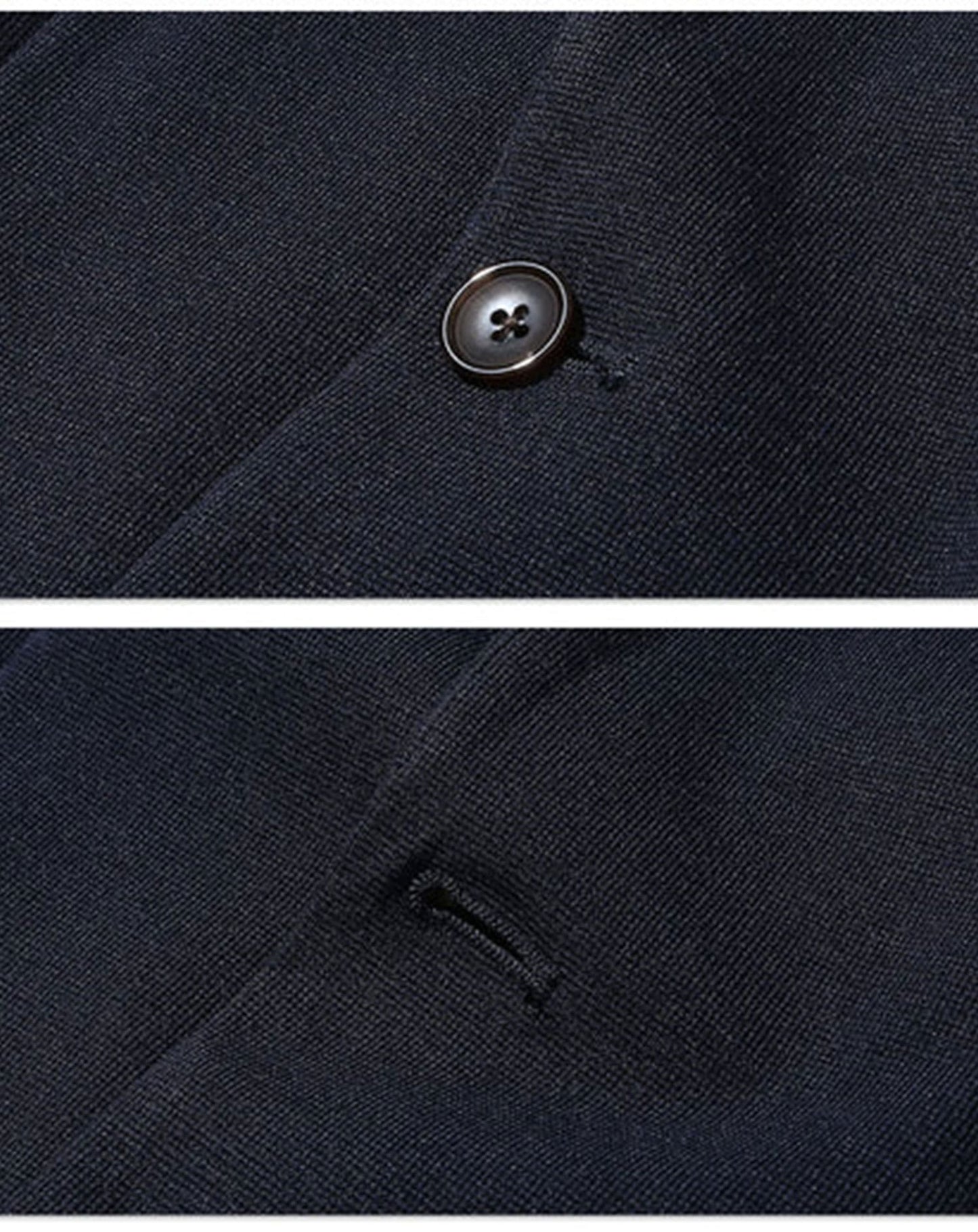 セットアップ ポケットチーフ付き長袖ストレッチカットテーラードジャケット×テーパードパンツ