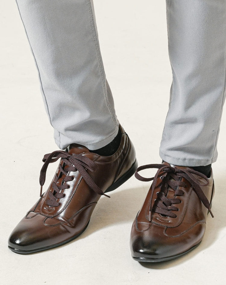 PUレザーローカットモードスニーカー