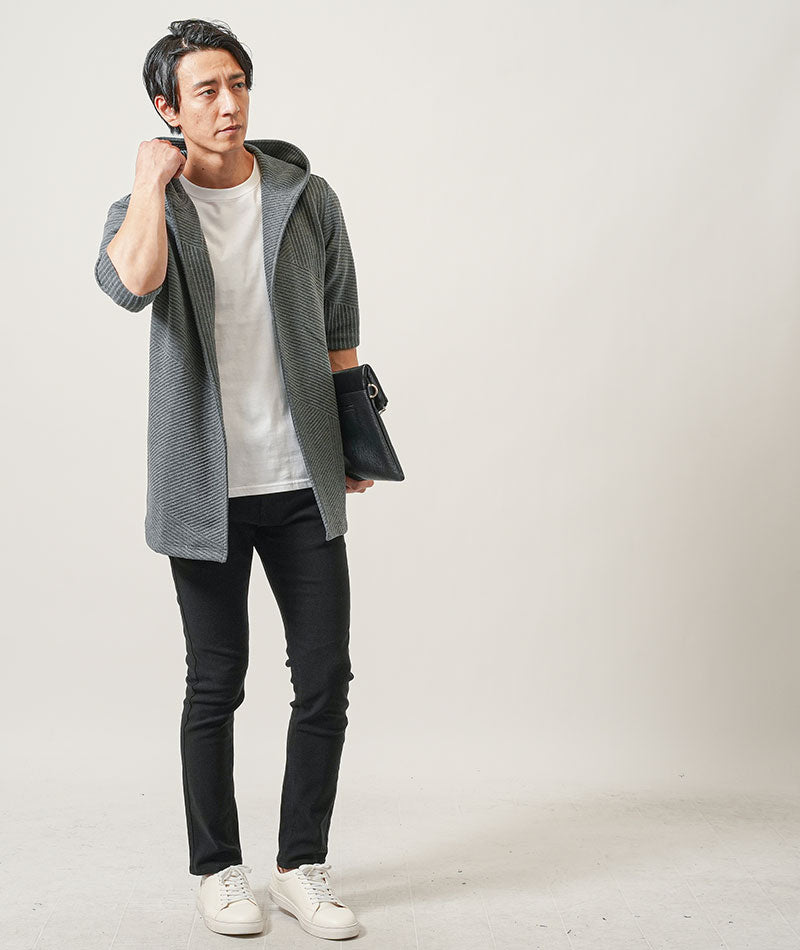 チャコールグレー　H183cmW63kg 着用サイズ:Ｌ