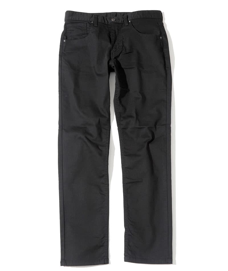 40代メンズ3点コーデセット ストレッチデニムテーラードジャケット×白厚手半袖Tシャツ×黒ストレッチスリムチノパンツ biz