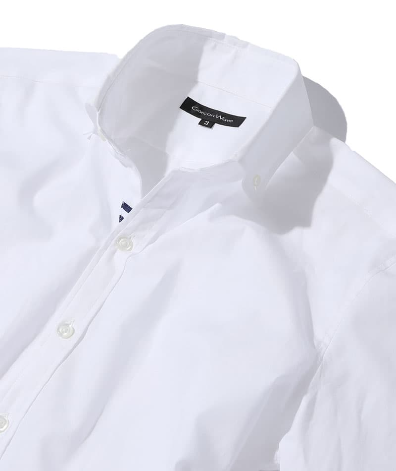 ジャケパン3点コーデセット ネイビーウィンドペンテーラードジャケット×白形態安定シャツ×ベージュチノパン 日本製 biz