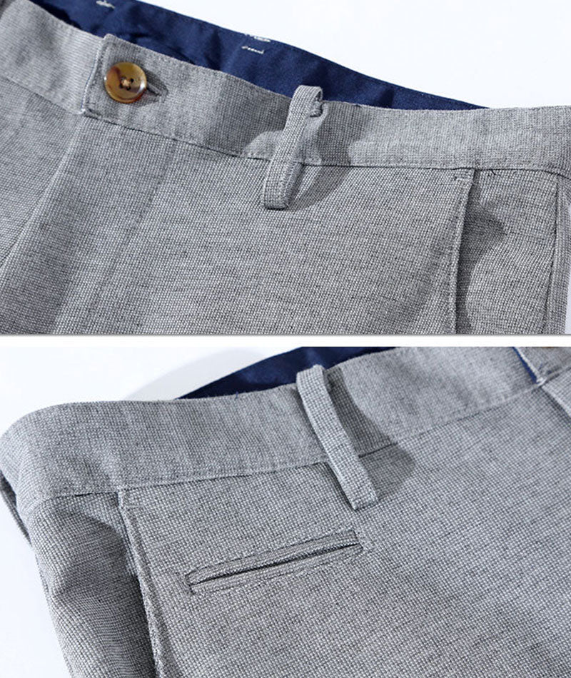 セットアップ3点コーデセット グレーストレッチテーラードジャケット×白長袖カットソー×グレーアンクルパンツ biz