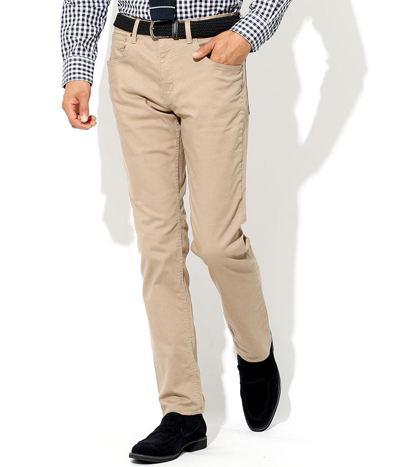 40代メンズ3点コーデセット グレーテーラードジャケット×黒長袖Tシャツ×ベージュストレッチスリムチノパンツ biz