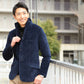 ★ジャケットセット★　紺ジャケット×黒ニット×ベージュパンツ3点コーデセット43