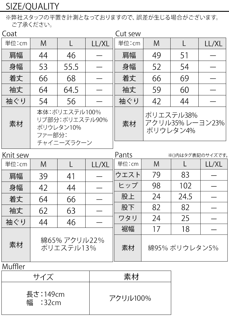 20.000円コーディネート　５点セット