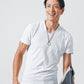 カジュアルデート服3点セット　グレー５分袖パーカー×白半袖Tシャツ×ブリーチアンクルデニムパンツ