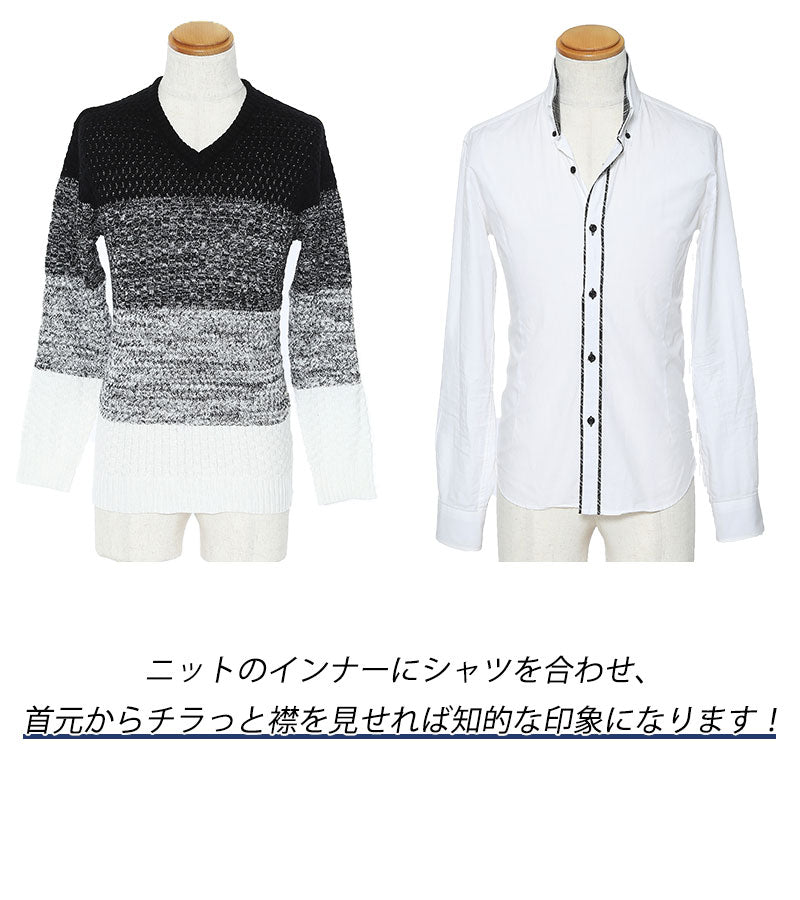 ★セット買い★ジャケット×ニット×シャツの3点セット　A31
