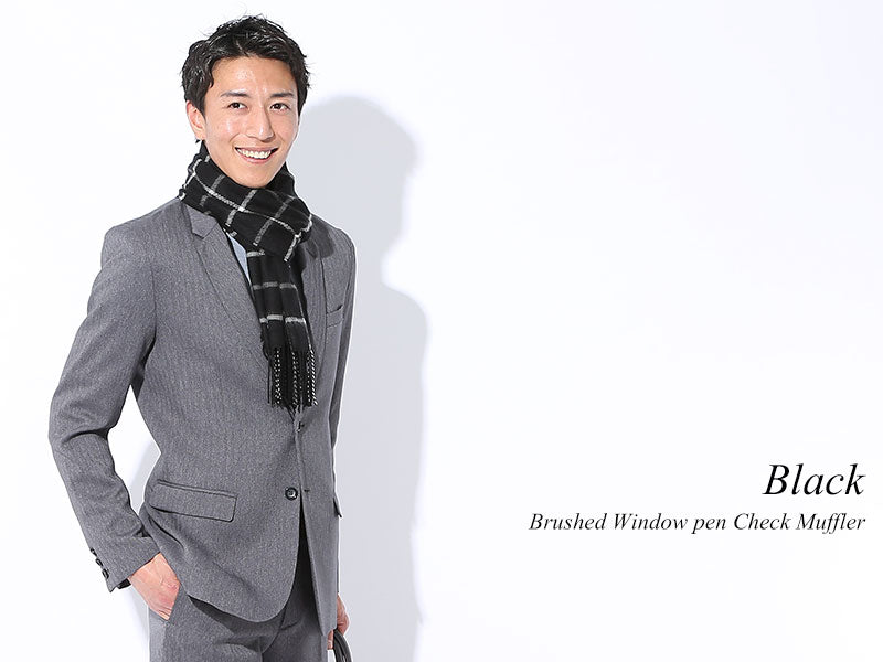 ウィンドウペンチェックマフラー