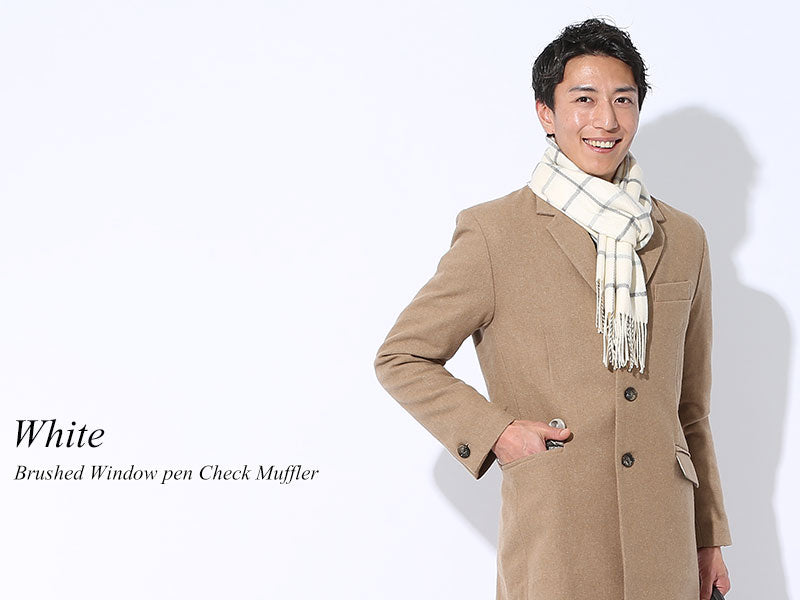 ウィンドウペンチェックマフラー