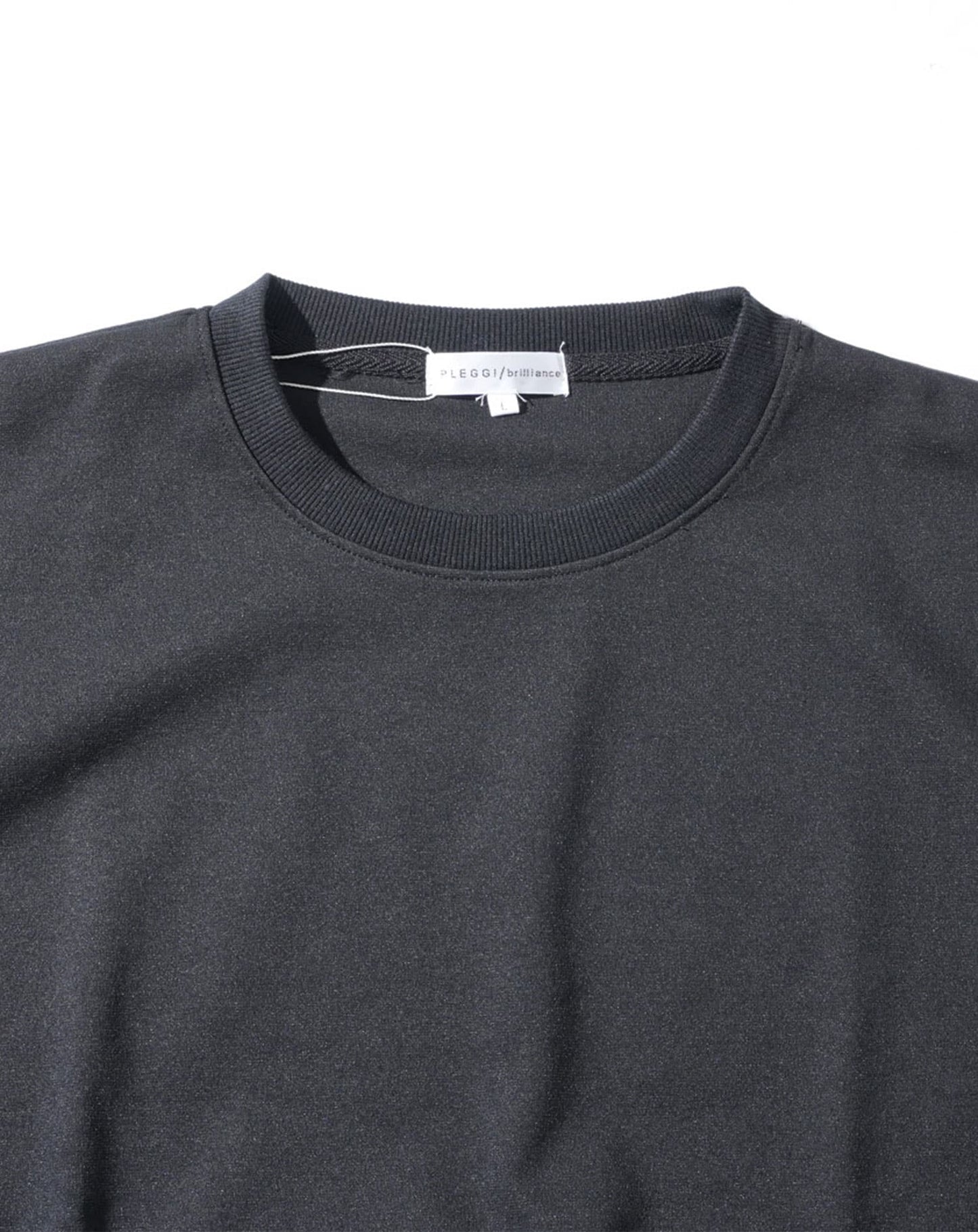 シルケット加工クルーネックトレーナー