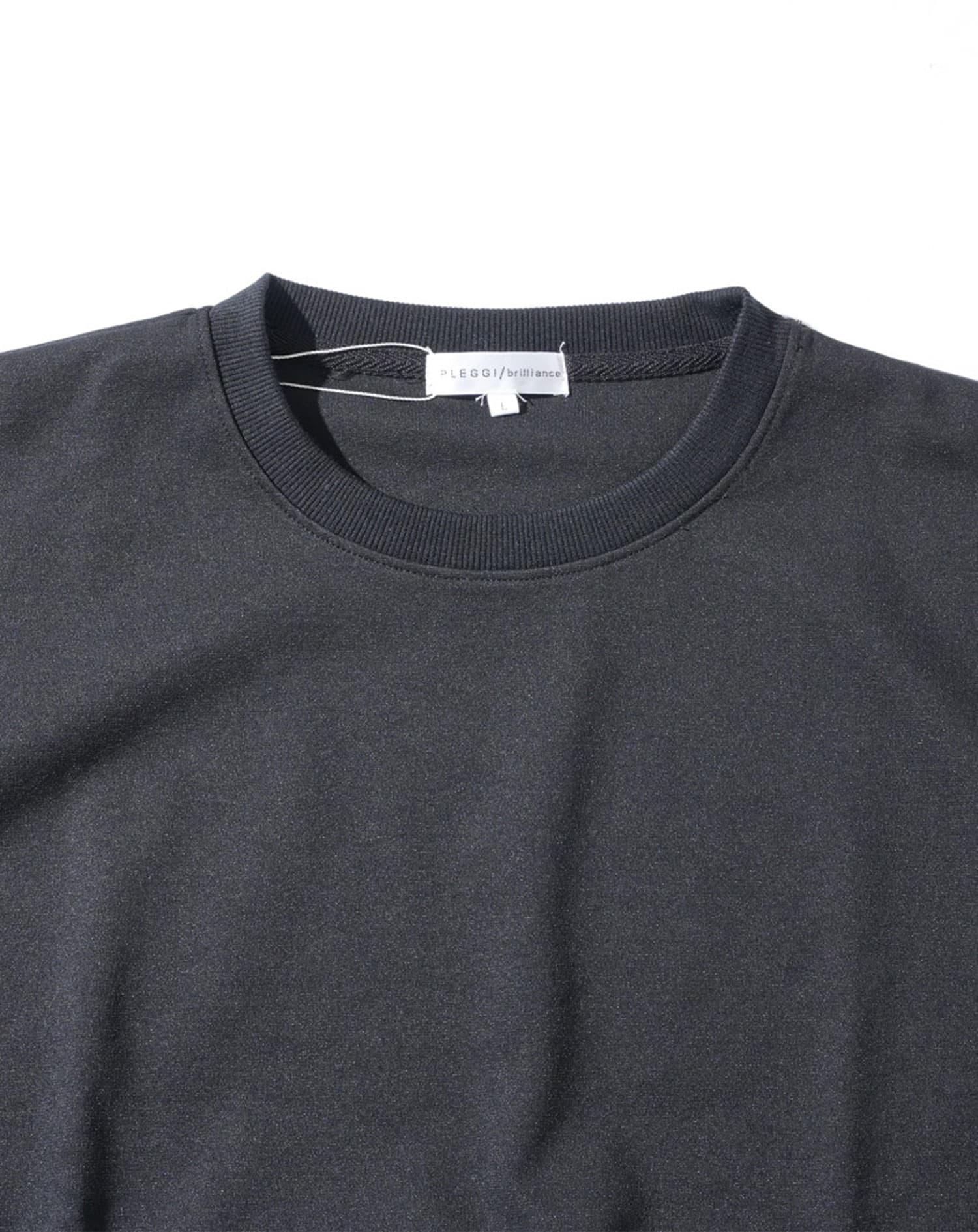 シルケット加工クルーネックトレーナー