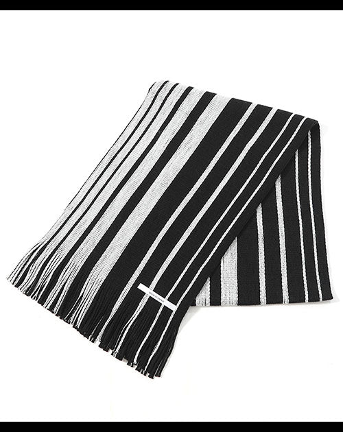 日本製リバーシブルデザインストライプマフラー ｜ メンズ