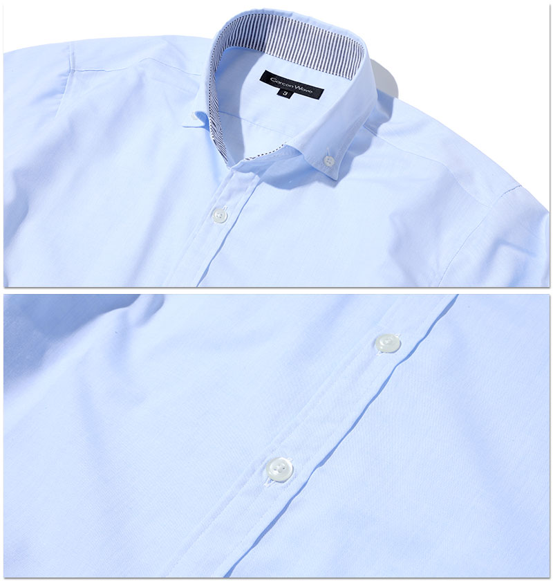 シャツ新品未使用　タグ付き 長袖シャツ　ワイシャツ　Ｙシャツ　COSSO　Mサイズ