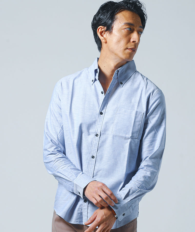 日本製 オックスフォード シャツ メンズ おしゃれ カジュアル コーデ 