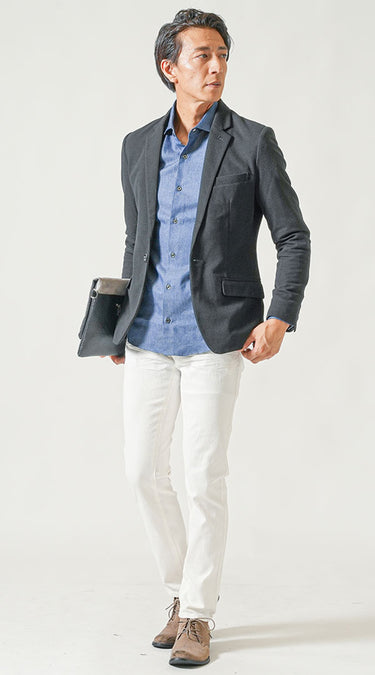 50代メンズにおすすめのおじさん臭く見えないジャケットファッション例