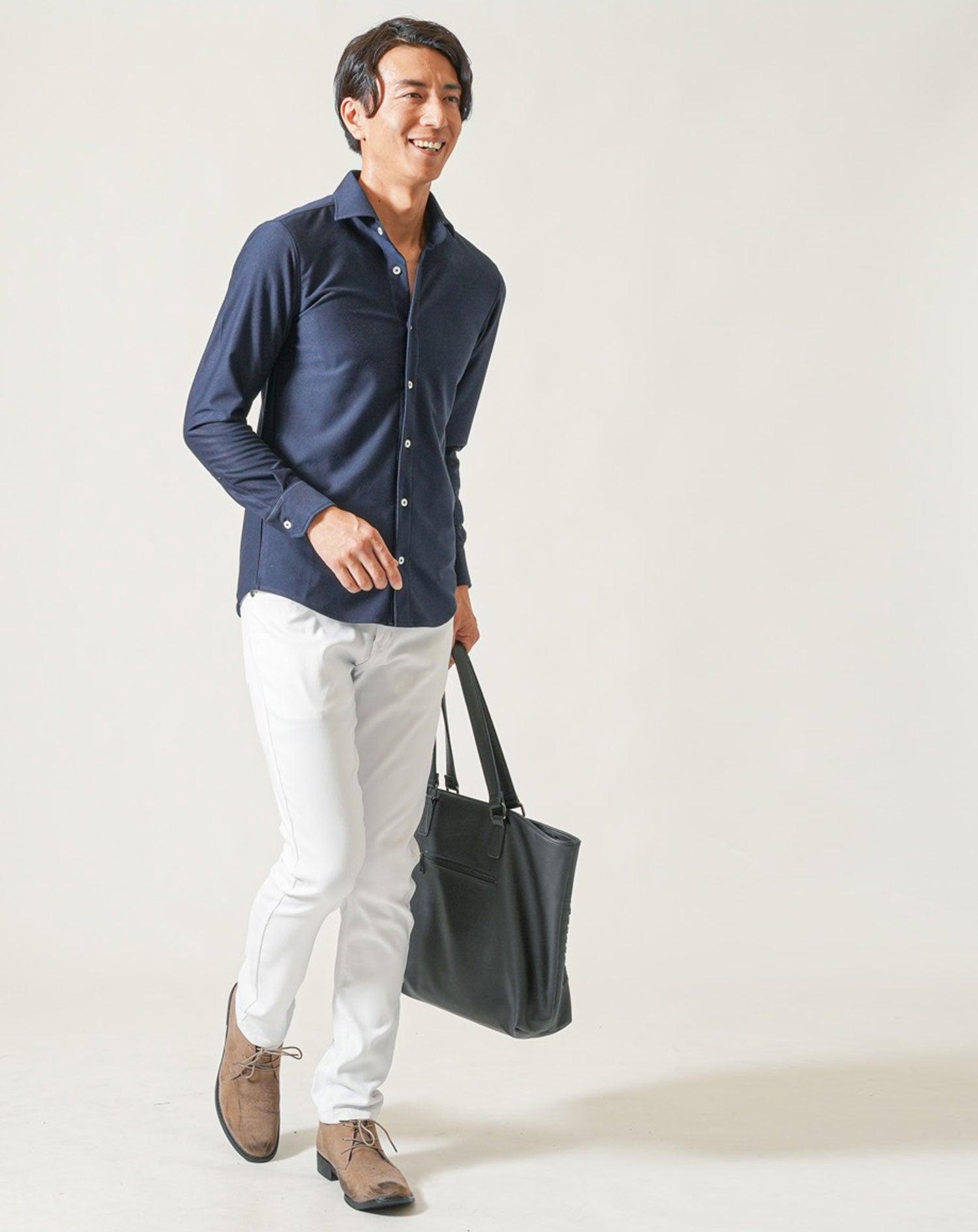 生きている N°21 - FLOWER LACE OPEN COLLAR SHIRT / フラワーレース