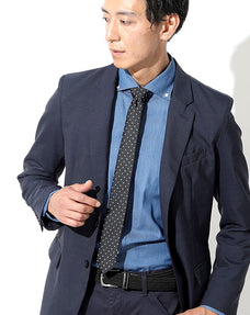 ドットスリムネクタイ 日本製