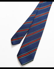 日本製 レジメンタル・ペンシルストライプスリムネクタイ Biz