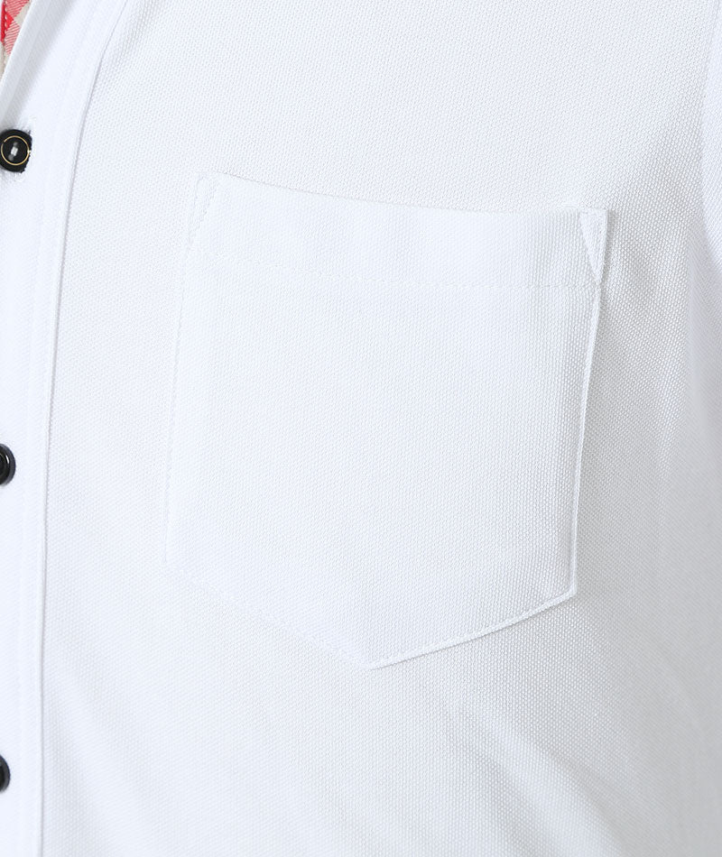 クールマックス素材ドライ加工半袖・７分袖ボタンダウンシャツ
