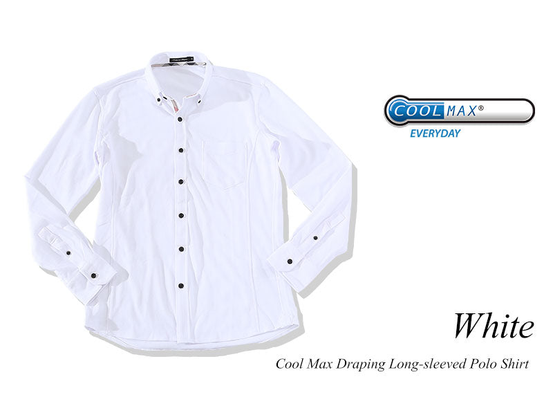 クールマックス白ポロシャツ