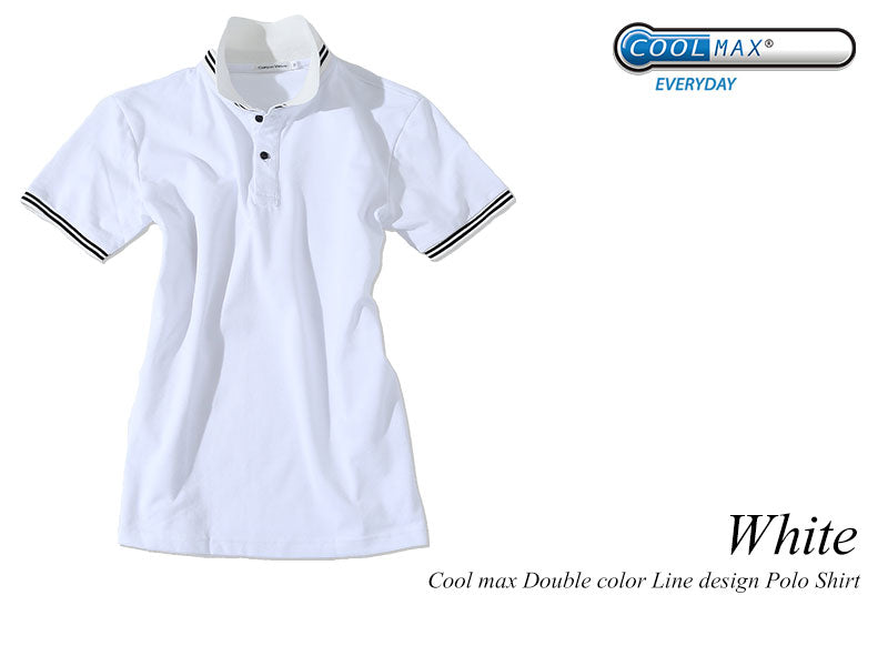 クールマックス白ポロシャツ