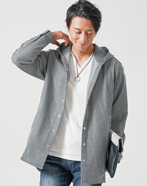 春アウター シャツジャケット メンズ