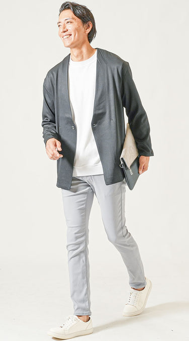 40代メンズにおすすめ、人気ブランドのズボンコーデ例