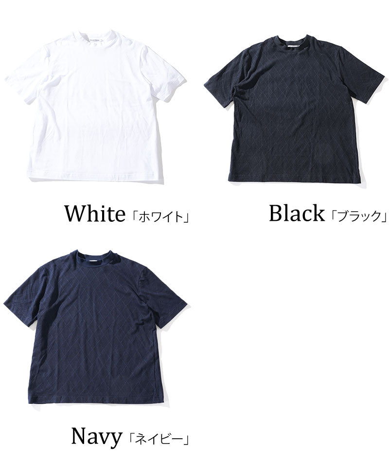 ハイネック 夏物 tシャツ 黒 クール セール