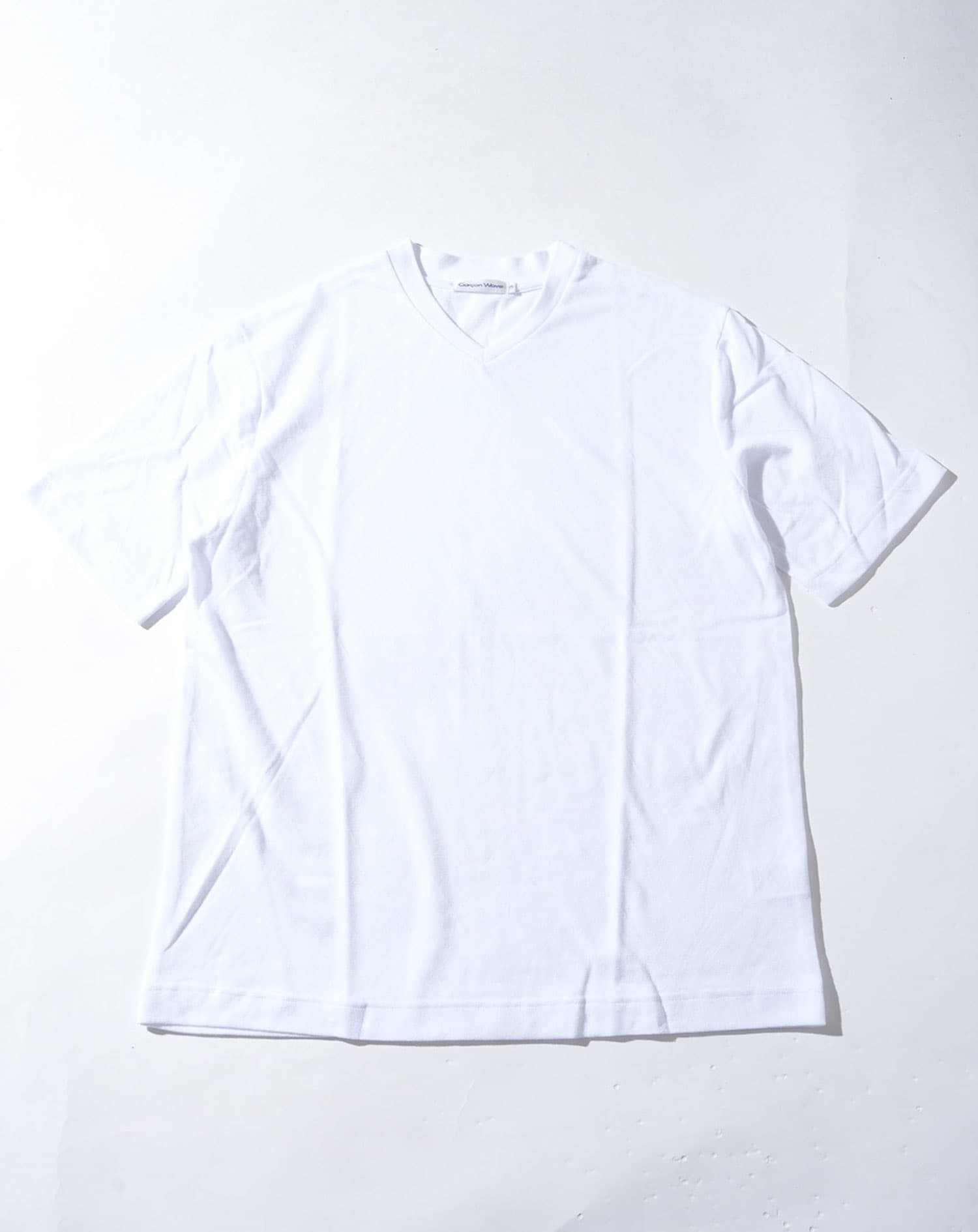 ジャケット専用インナークールマックスVネック半袖Tシャツ