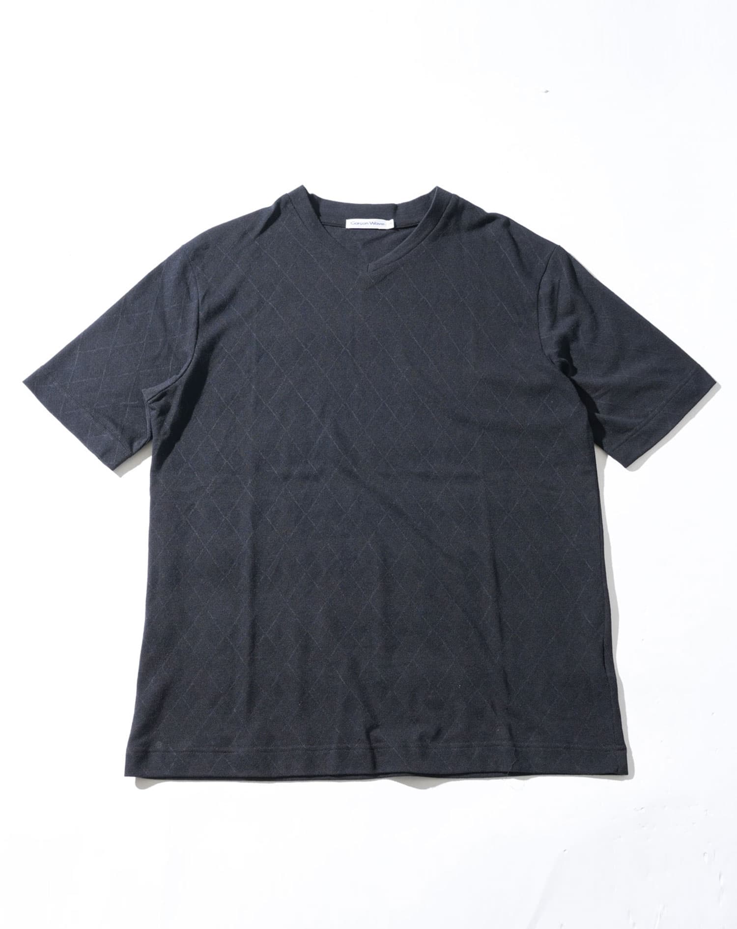 ジャケット専用インナークールマックスVネック半袖Tシャツ