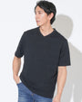 ジャケット専用インナークールマックスVネック半袖Tシャツ