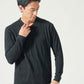サーモライトうっすらアーガイルVネック長袖Tシャツ