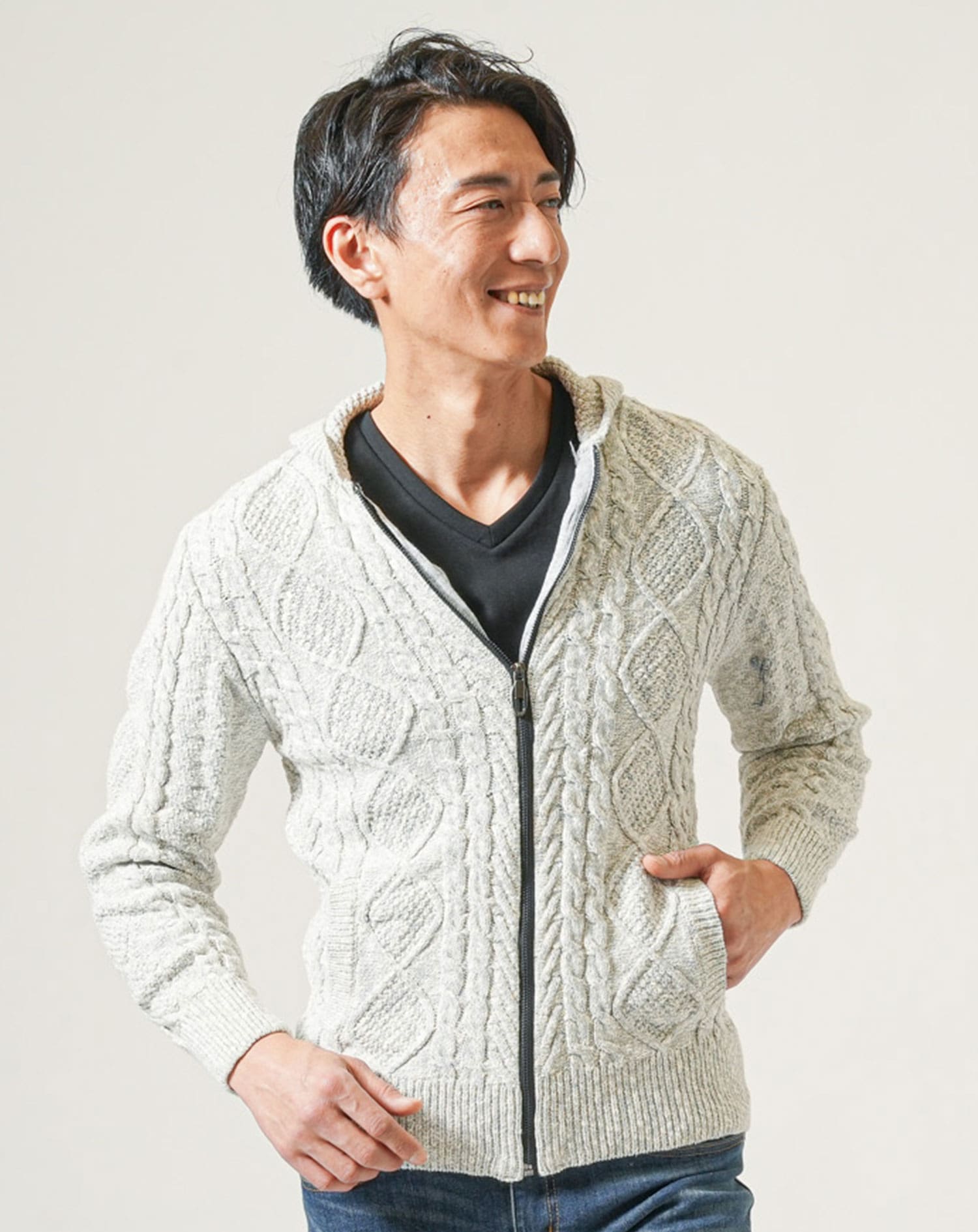 RANDY EXCLUSIVE Orbit ドライバーズニット RANDY EXCLUSIVE Orbit ランディドライバーズニットブルゾン