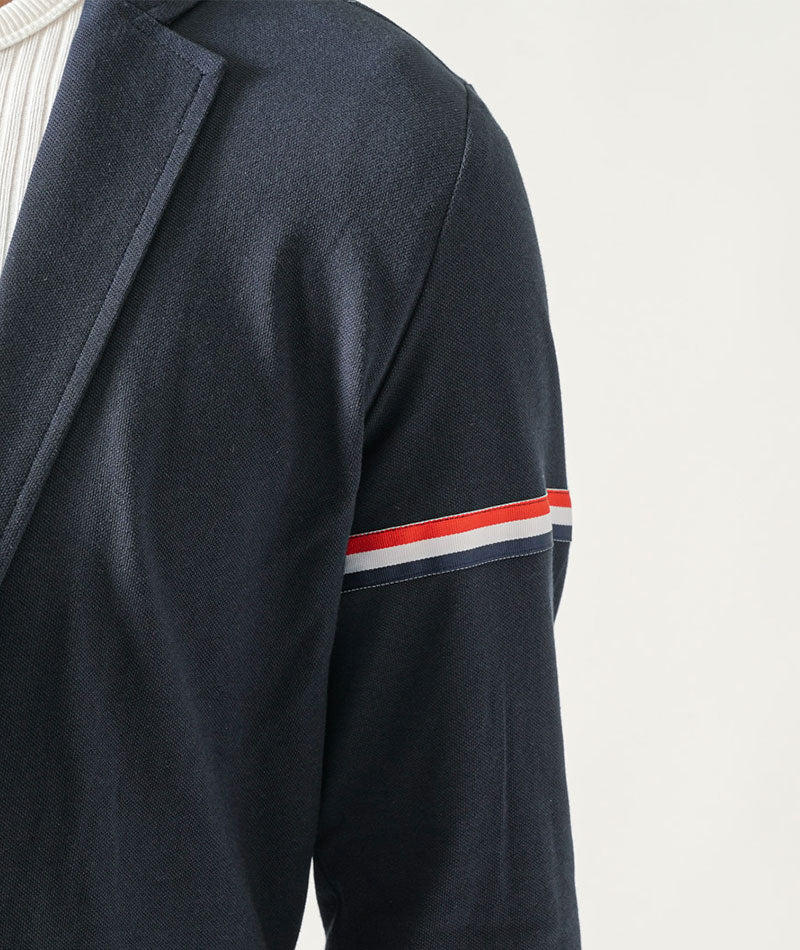 ネイビー×トリコロール　H183cmW63kg 着用サイズ:Ｌ