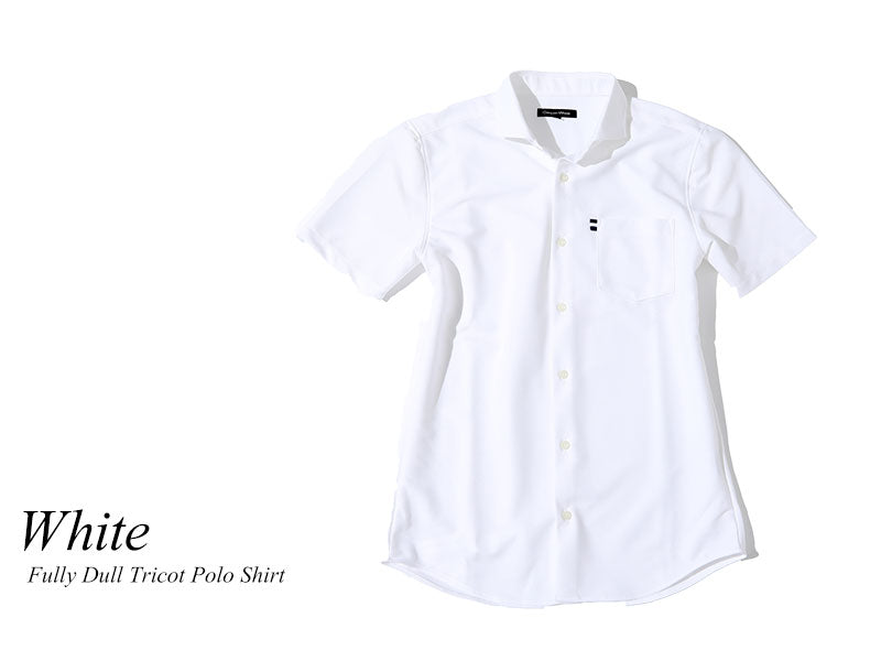 白ワイシャツ型半袖ポロシャツ×黒ワイシャツ型半袖ポロシャツ 60代メンズ2点トップスコーデセット biz