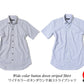日本製 シャツ ワイシャツ ドレスシャツ カッターシャツ メンズ ストライプ おしゃれ ビジネス カジュアル 半袖 夏 スリム 細身 コーデ ブランド 40代 50代 30代 20代 ワイドカラー ボタンダウン 涼しい 薄手 クールビズ ブロード ブランド