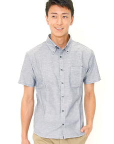 半袖オックスフォードボタンダウンシャツ 日本製