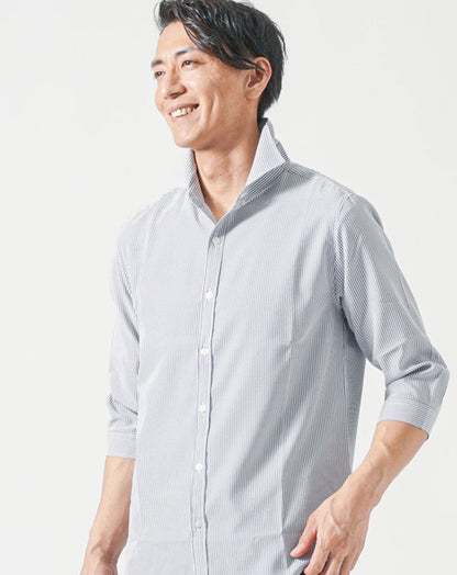 ストライプ　H183cmW63kg 着用サイズ:Ｌ