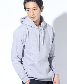 裏起毛シンプルプルオーバースウェットパーカー