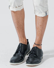 シンプルデザインスエードシューズ