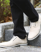 【シンプルかつ上品！どんな着こなしにもマッチし足元からシャレ感を作る♪】シンプルデザインスエードシューズ