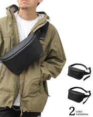 PUレザーシンプルショルダーバッグ