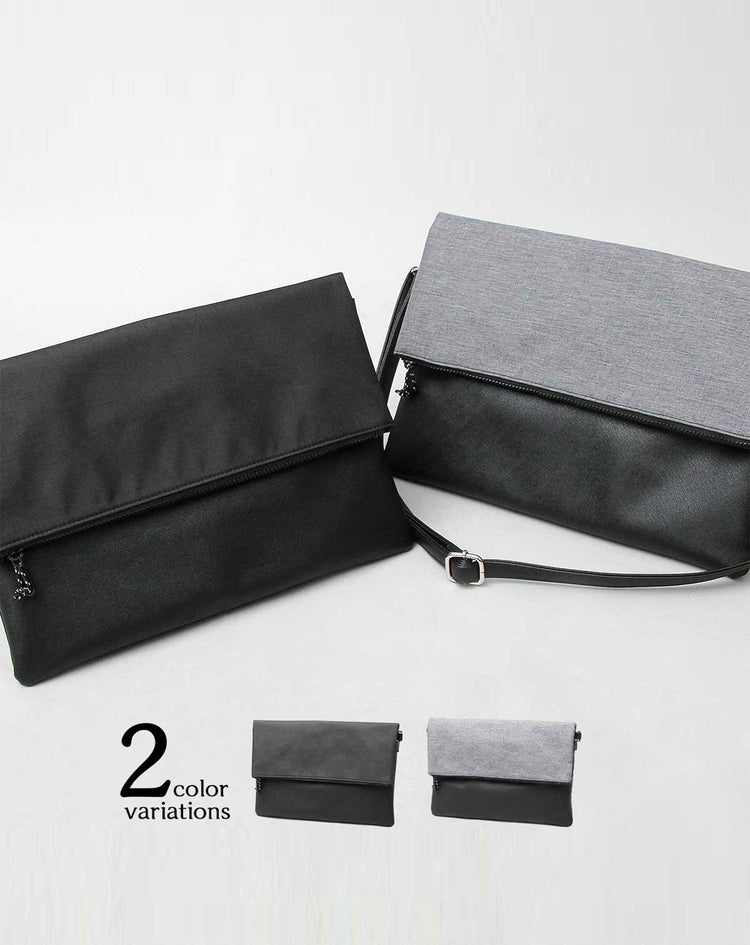 洗練された表情のクラッチバッグ