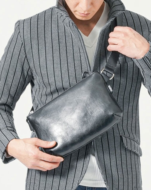 本革レザーミニショルダーバッグ