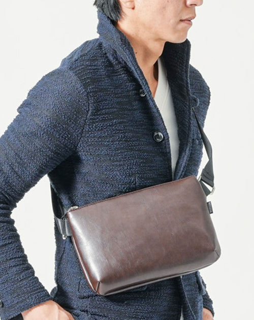 本革レザーミニショルダーバッグ