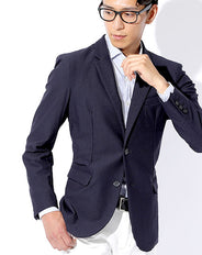 日本製 プレミアムストレッチメッシュトリコットテーラードジャケット Designed by Bizfront in TOKYO