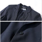 ネイビーテーラードジャケット×ネイビー長袖バンドカラーシャツ 20代メンズ2点トップスコーデセット biz