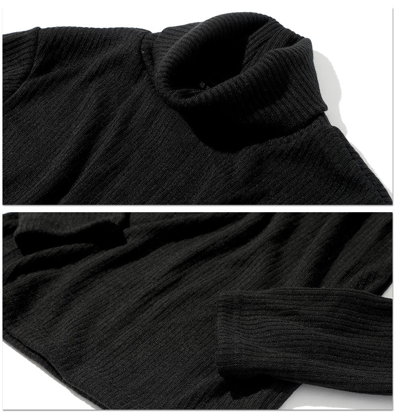 日本製ブランド タートルネック ニット セーター メンズ かっこいい